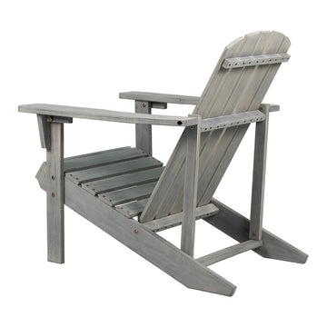 Westport Outdoor Patio Traditional Acacia Wood Adirondack Chair - JONATHAN Y